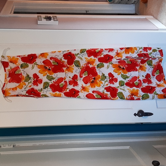 Vintage Dresses & Skirts - Sleeveless Tropical Dress